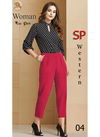 Black And Red Arya SP Women Latest Exclusive Poli Rayon Formal Wear Printed Top And Pent Collection 04
